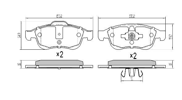 Brake Pad Set, disc brake