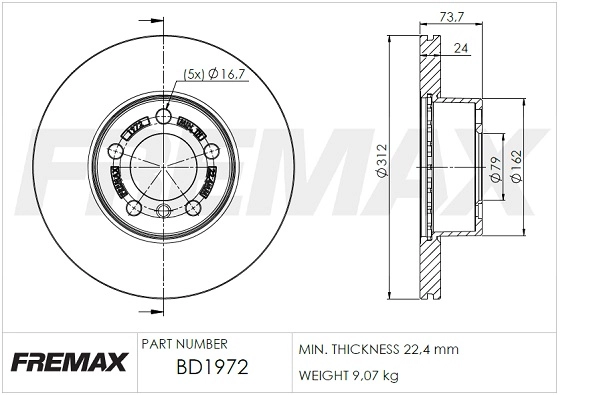 Brake Disc (BD-1972)