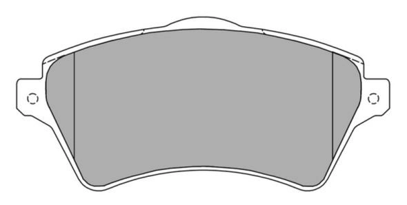 Brake Pad Set, disc brake (FBP-1215)