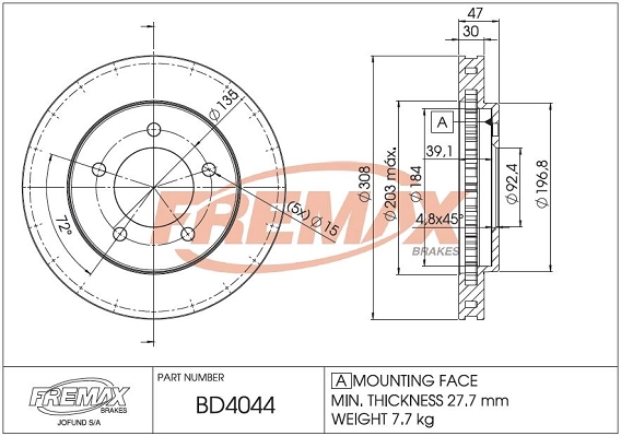 Brake Disc (BD-4044)