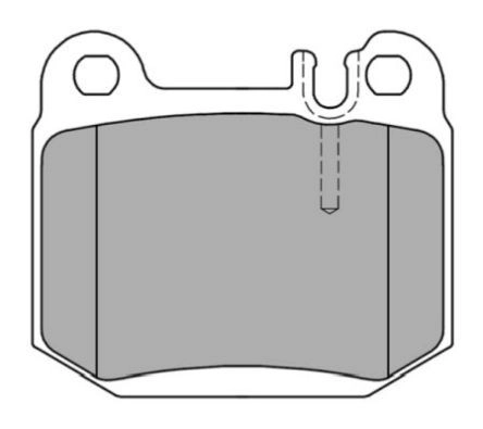 Brake Pad Set, disc brake (FBP-1326)