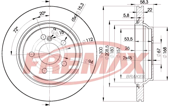 Brake Disc (BD-3053)