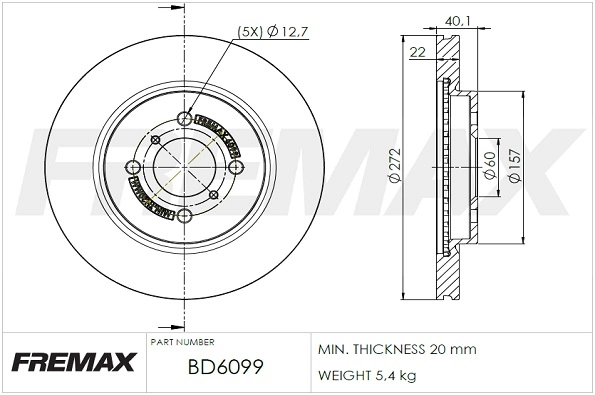 Brake Disc (BD-6099)
