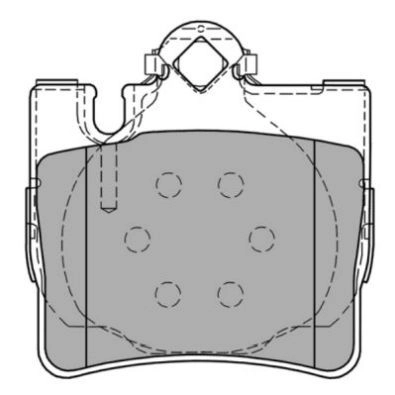 Brake Pad Set, disc brake (FBP-1301)