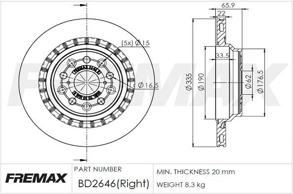 Brake Disc (BD-2646)