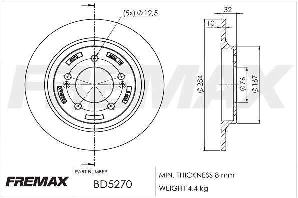 Brake Disc (BD-5270)