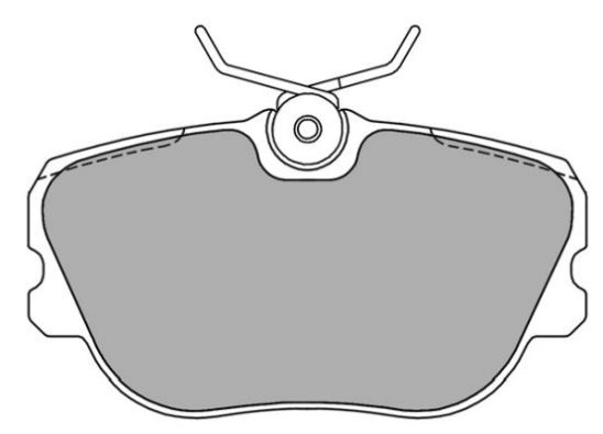 Brake Pad Set, disc brake (FBP-0677-01)
