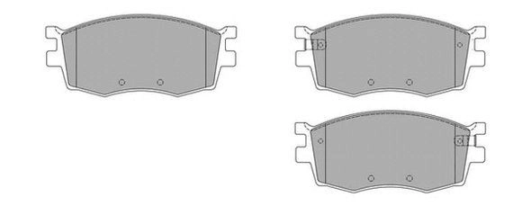 Brake Pad Set, disc brake (FBP-1632)