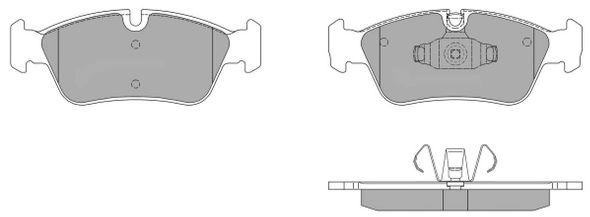 Brake Pad Set, disc brake (FBP-1401)