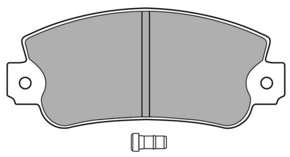 Brake Pad Set, disc brake (FBP-0368)