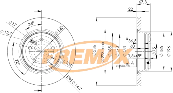 Brake Disc (BD-4655)