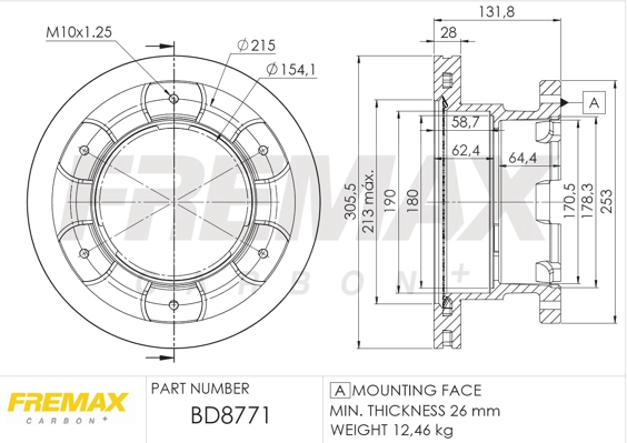 Brake Disc (BD-8771)