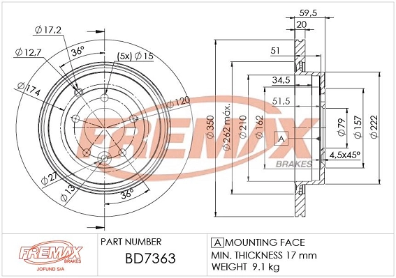 Brake Disc (BD-7363)