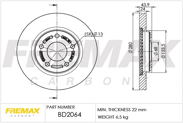 Brake Disc (BD-2064)