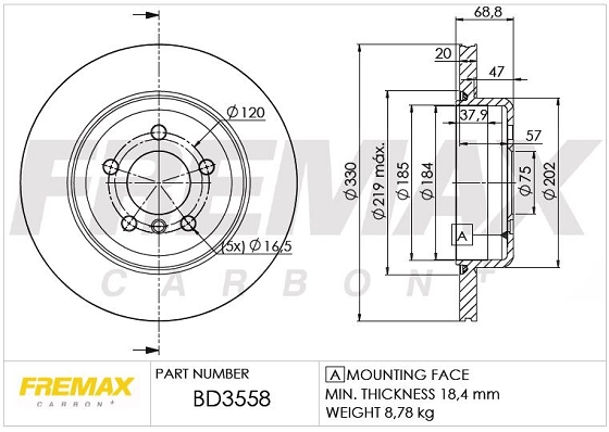 Brake Disc (BD-3558)