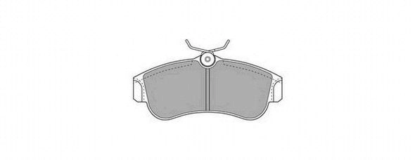 Brake Pad Set, disc brake (FBP-1592)