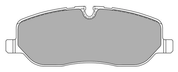 Brake Pad Set, disc brake (FBP-1566)