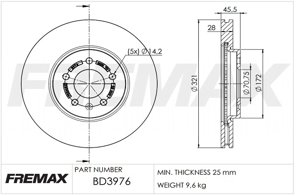 Brake Disc (BD-3976)