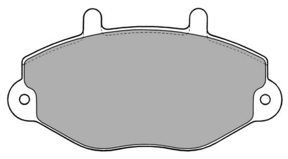 Brake Pad Set, disc brake (FBP-0771)