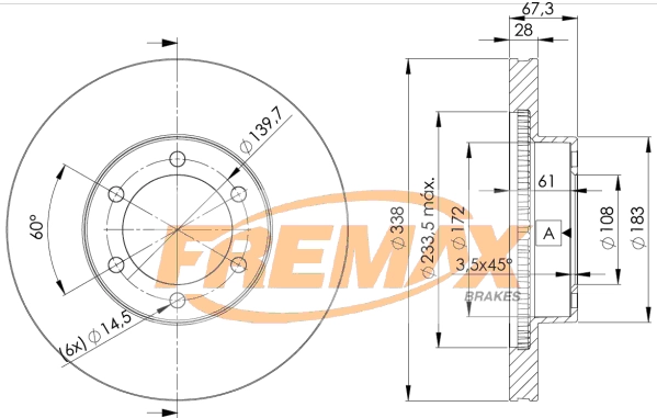 Brake Disc (BD-2918)