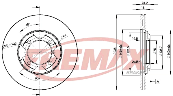 Brake Disc (BD-3261)
