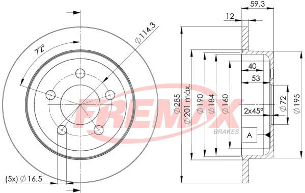 Brake Disc (BD-5122)