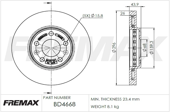 Brake Disc (BD-4668)