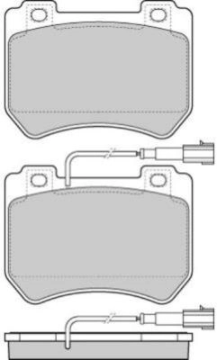 Brake Pad Set, disc brake (FBP-1671)