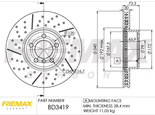 Brake Disc (BD-3419)