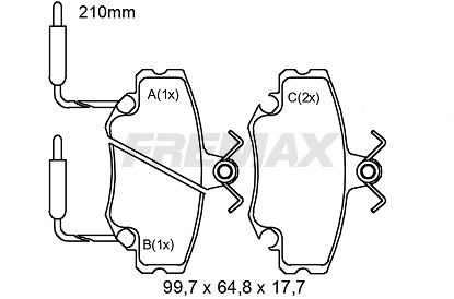Brake Pad Set, disc brake