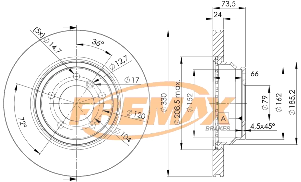 Brake Disc (BD-4645)