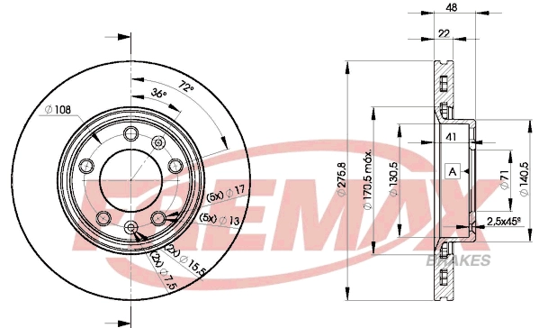 Brake Disc (BD-7322)
