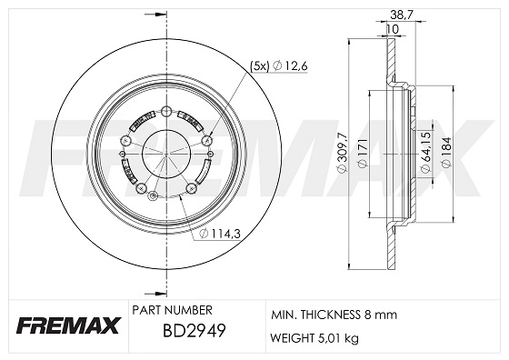 Brake Disc (BD-2949)