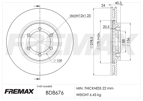 Brake Disc (BD-8676)