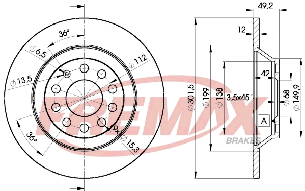 Brake Disc (BD-5313)