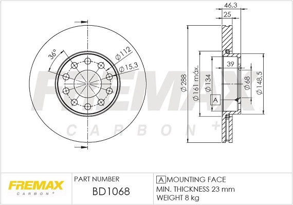 Brake Disc (BD-1068)