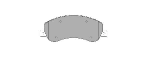 Brake Pad Set, disc brake (FBP-1451)