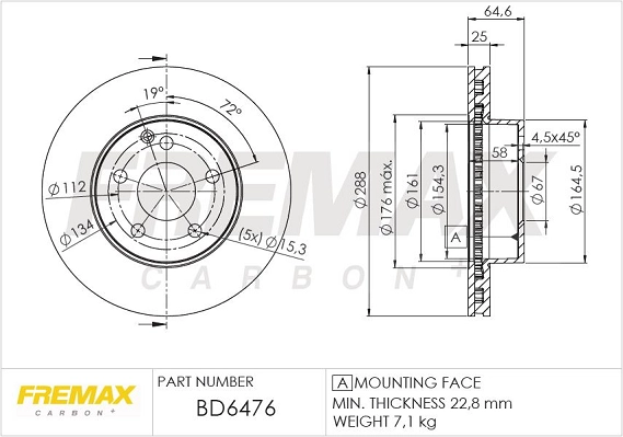 Brake Disc (BD-6476)