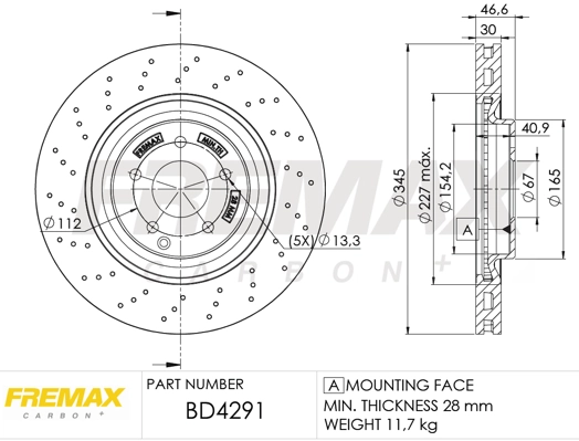 Brake Disc (BD-4291)