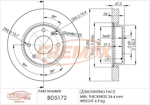 Brake Disc (BD-5172)