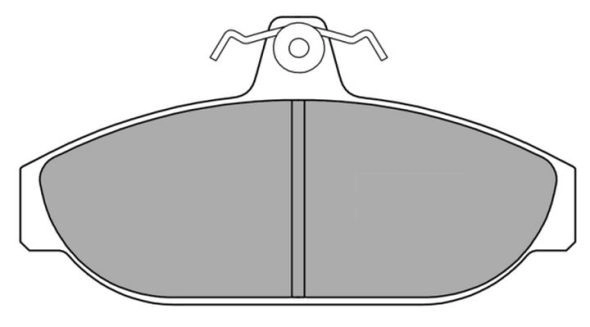 Brake Pad Set, disc brake (FBP-0483)