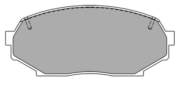Brake Pad Set, disc brake (FBP-1238)