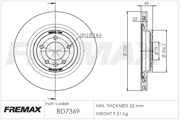 Brake Disc (BD-7369)