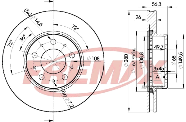 Brake Disc (BD-6567)