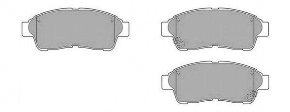 Brake Pad Set, disc brake (FBP-1595)
