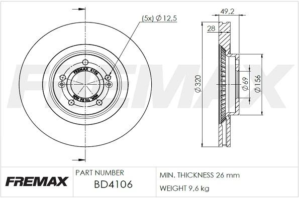 Brake Disc (BD-4106)