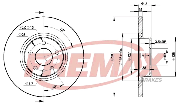 Brake Disc (BD-8567)