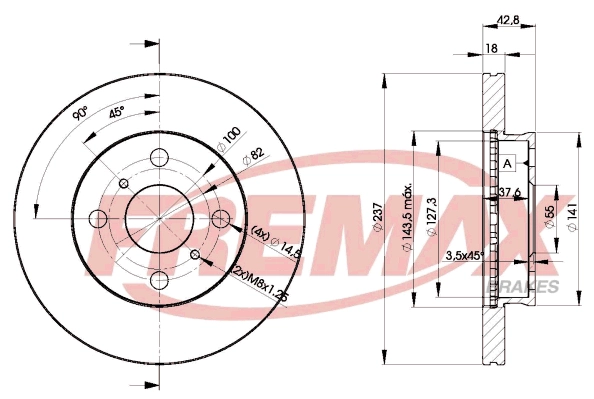 Brake Disc (BD-1607)