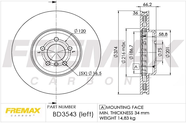Brake Disc (BD-3543)