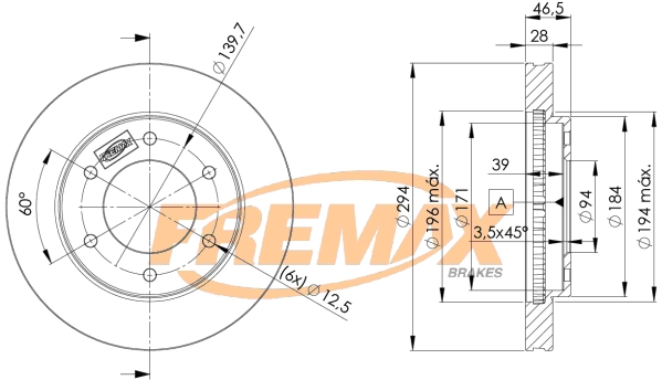 Brake Disc (BD-7019)